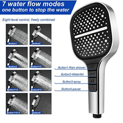 (🔥SAVE 48% OFF)8-speed Oversized Panel Pressurized Shower Head-FREE SHIPPING